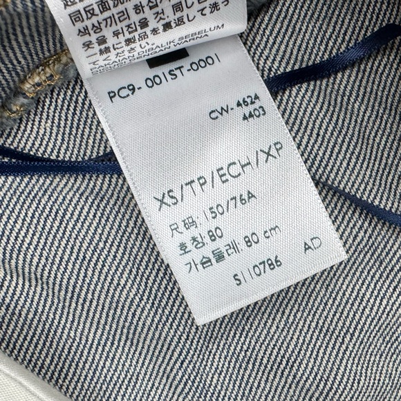 Levi’s Women’s Bria Denim Corset Halter T-Shirt - Cornerback Size XS NWOT - Picture 6 of 9